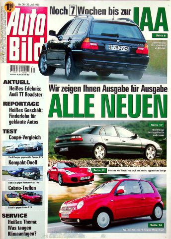 Deckblatt Auto Bild (30/1999)
